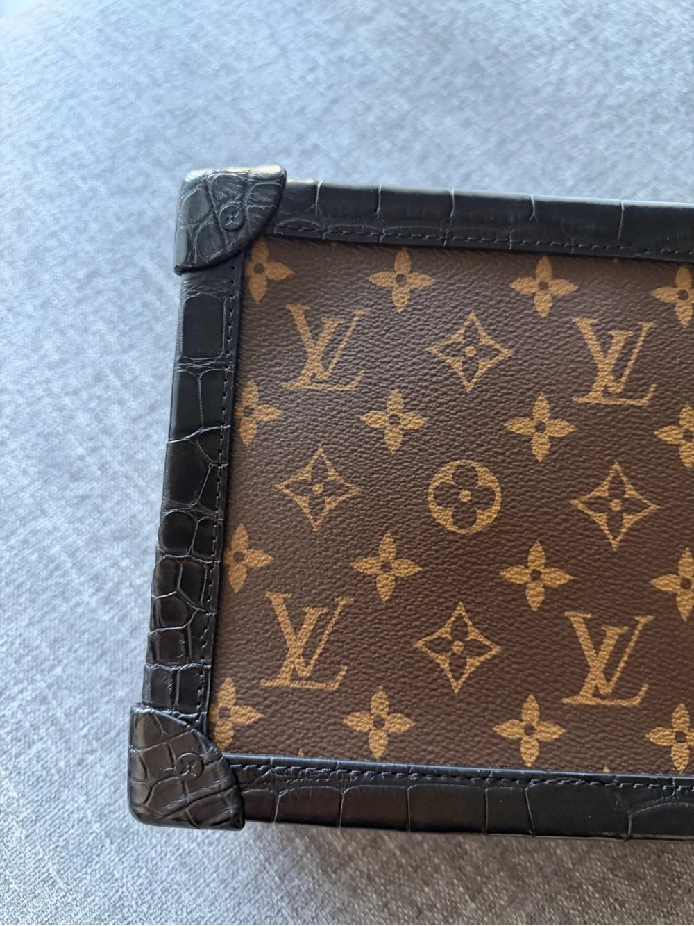 Louis Vuitton Monogram Leather Trunk Crossbody Bag